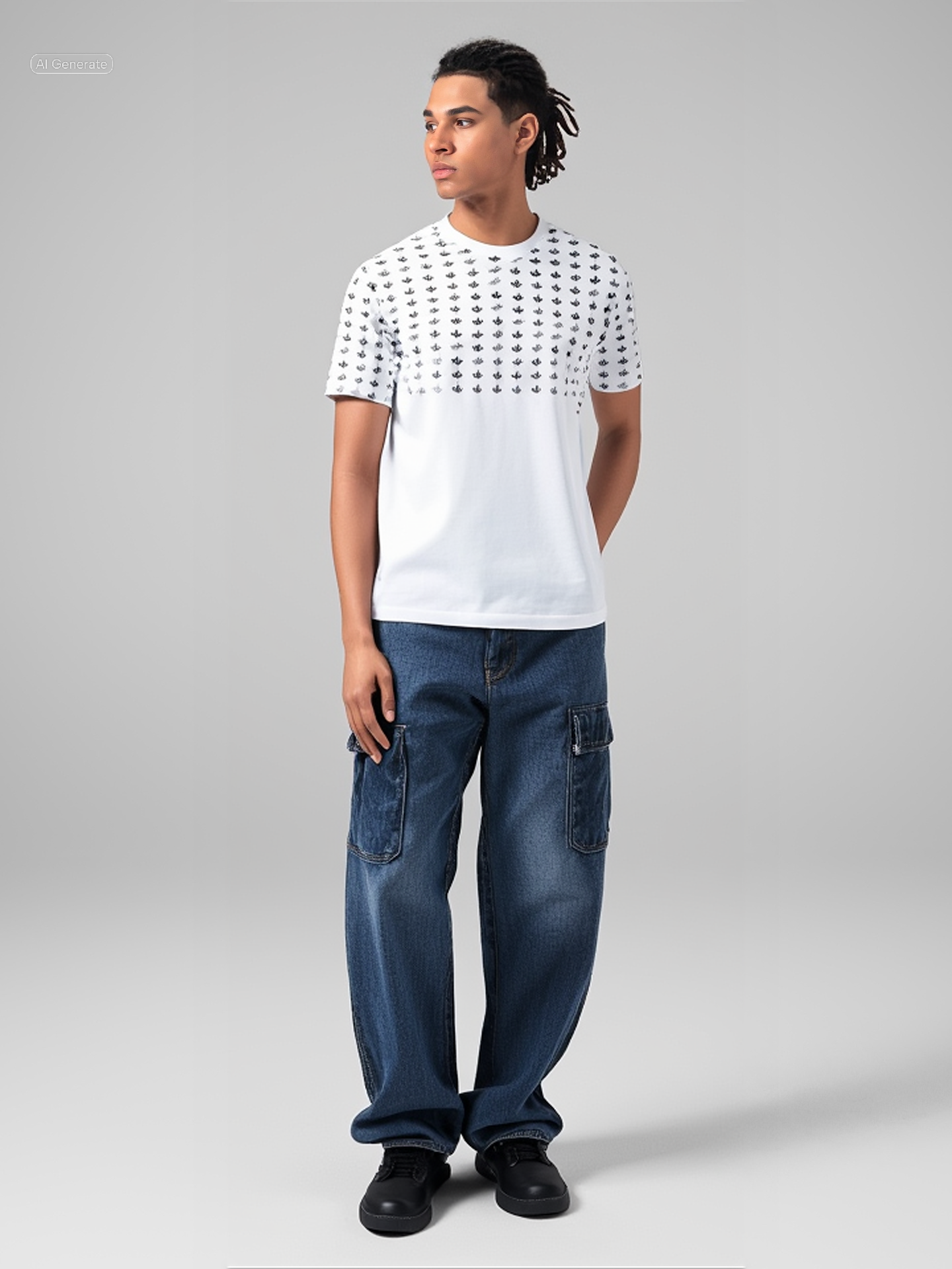 XCLUSIVE MONOGRAM PREMIUM T-SHIRT (WHITE)